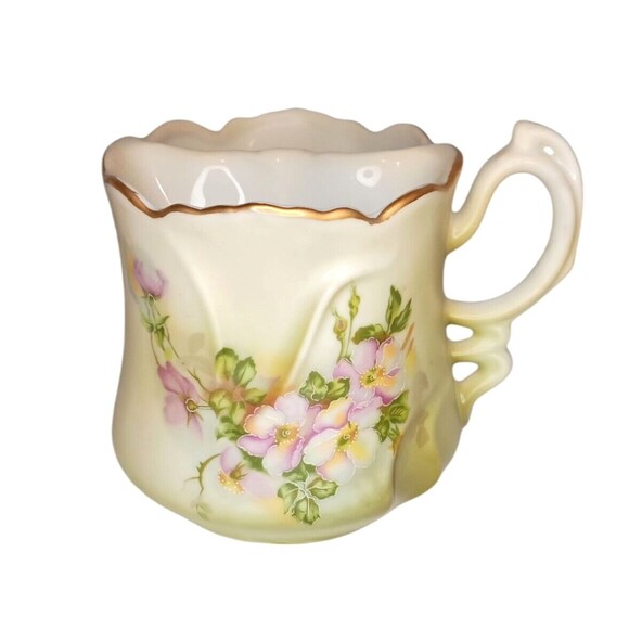 VTG NIPPON Hand Painted Wild Rose 7 Piece COMPLETE Floral Tea Set Chocolate Pot - Picture 5 of 8